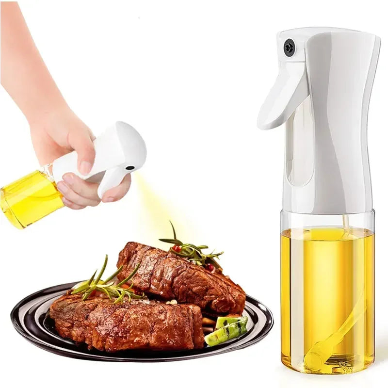 500ML Oil Spray Bottle & Oil Brush – 2 in 1 Kitchen Dispenser