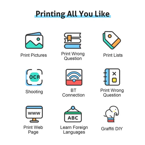 Mini Wireless Portable Printer