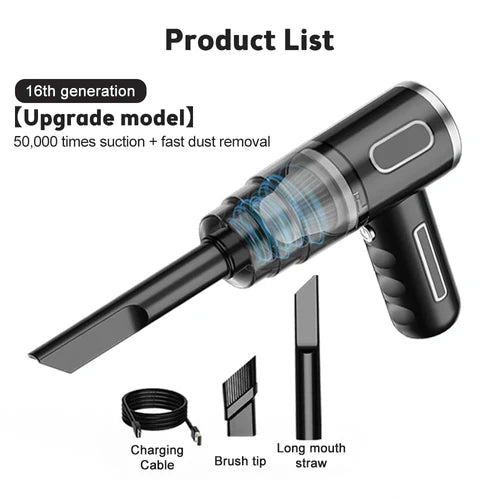 29000Pa Wireless Car Vacuum Cleaner Save £40.01